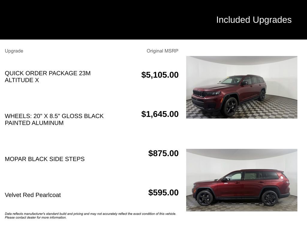 Used 2024 Jeep Grand Cherokee L Altitude AWD/4WD image 6