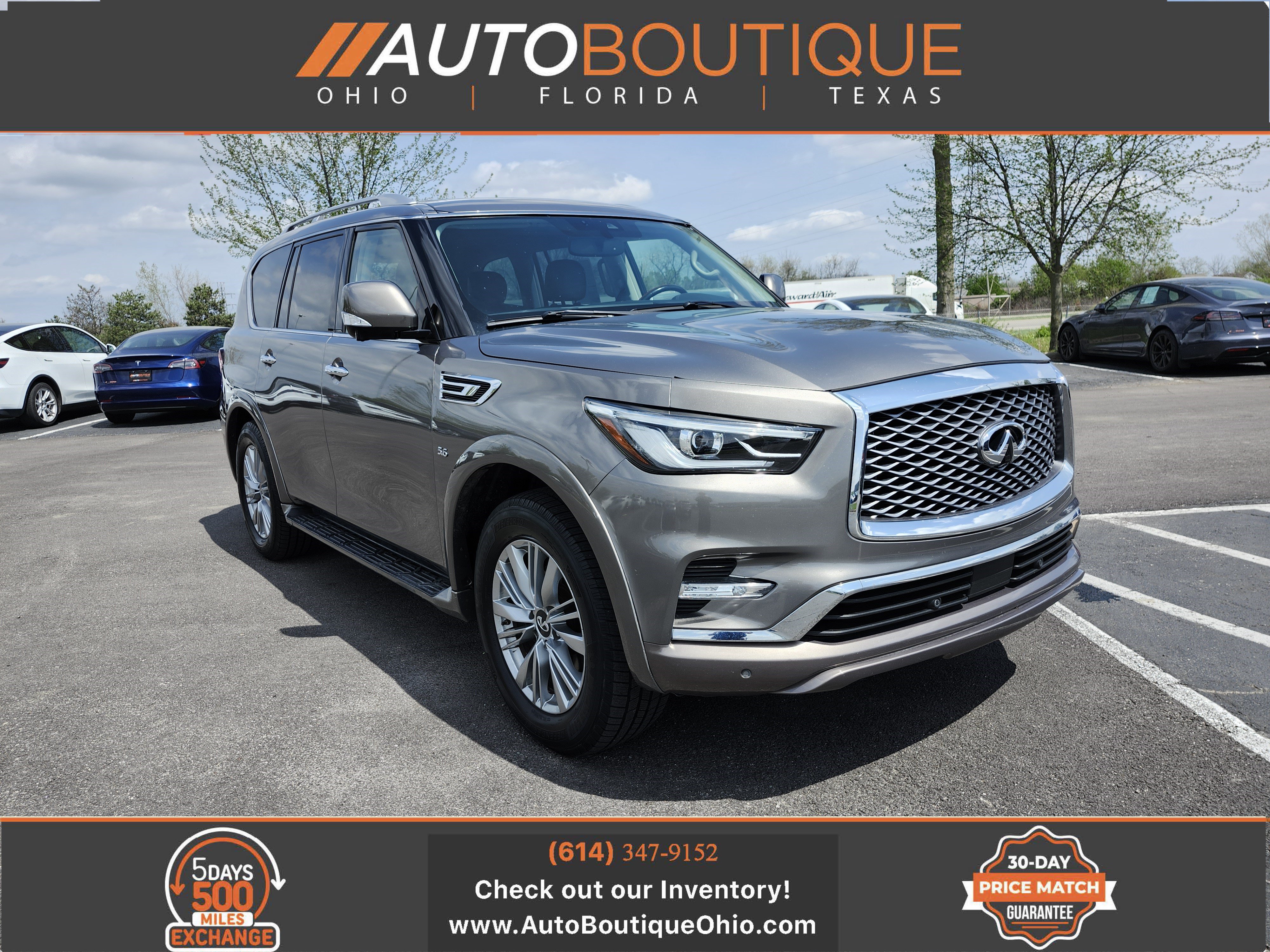 Used 2019 INFINITI QX80 Luxe w/ Proassist Package AWD/4WD image 1