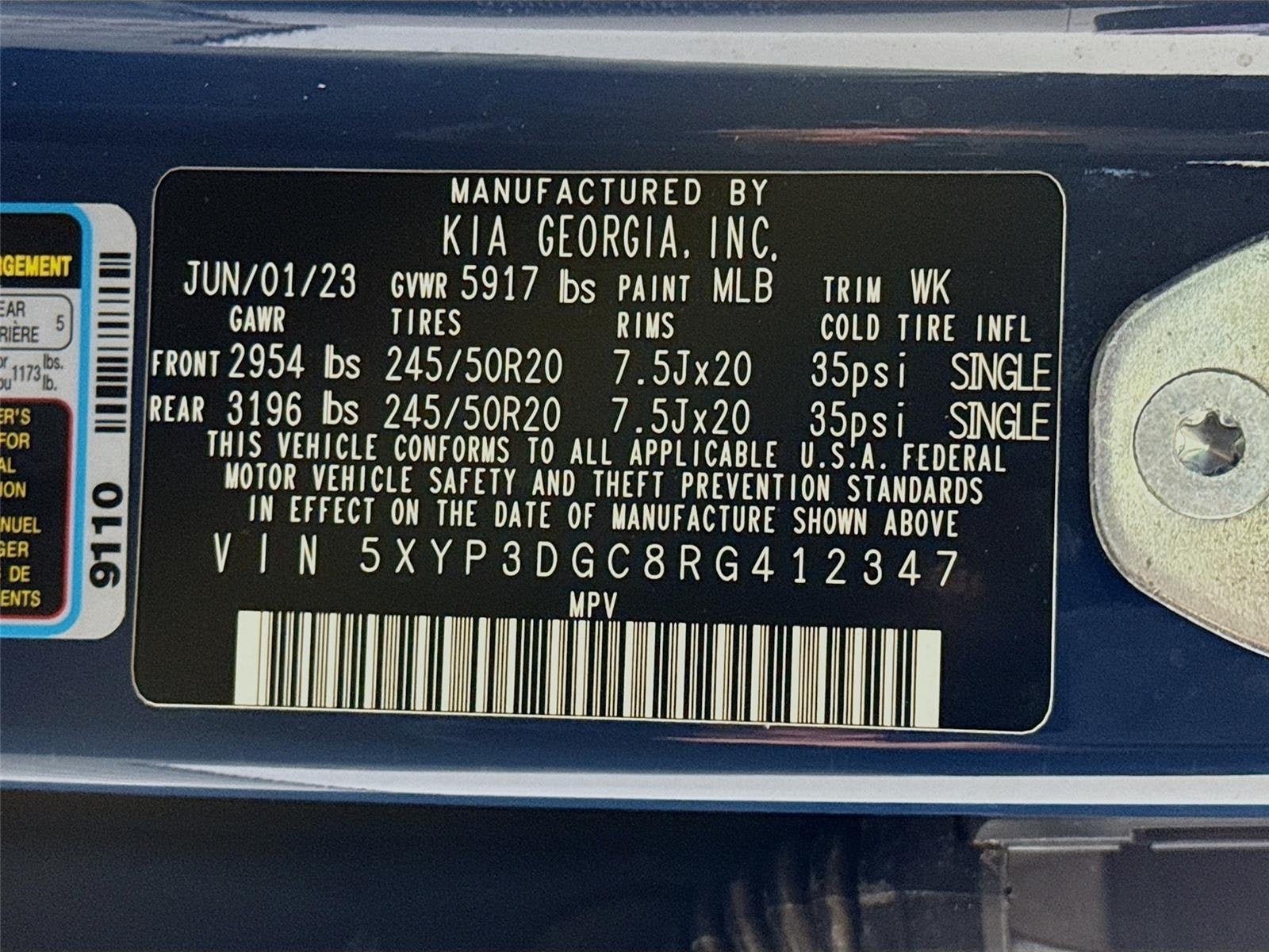 Certified 2024 Kia Telluride EX w/ EX Captain's Chair Package AWD/4WD image 35