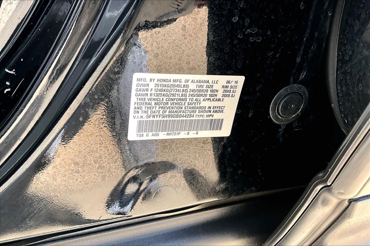Used 2016 Honda Pilot Touring image 34