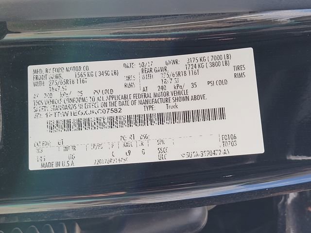 Used 2018 Ford F150 XLT w/ Equipment Group 302A Luxury image 15