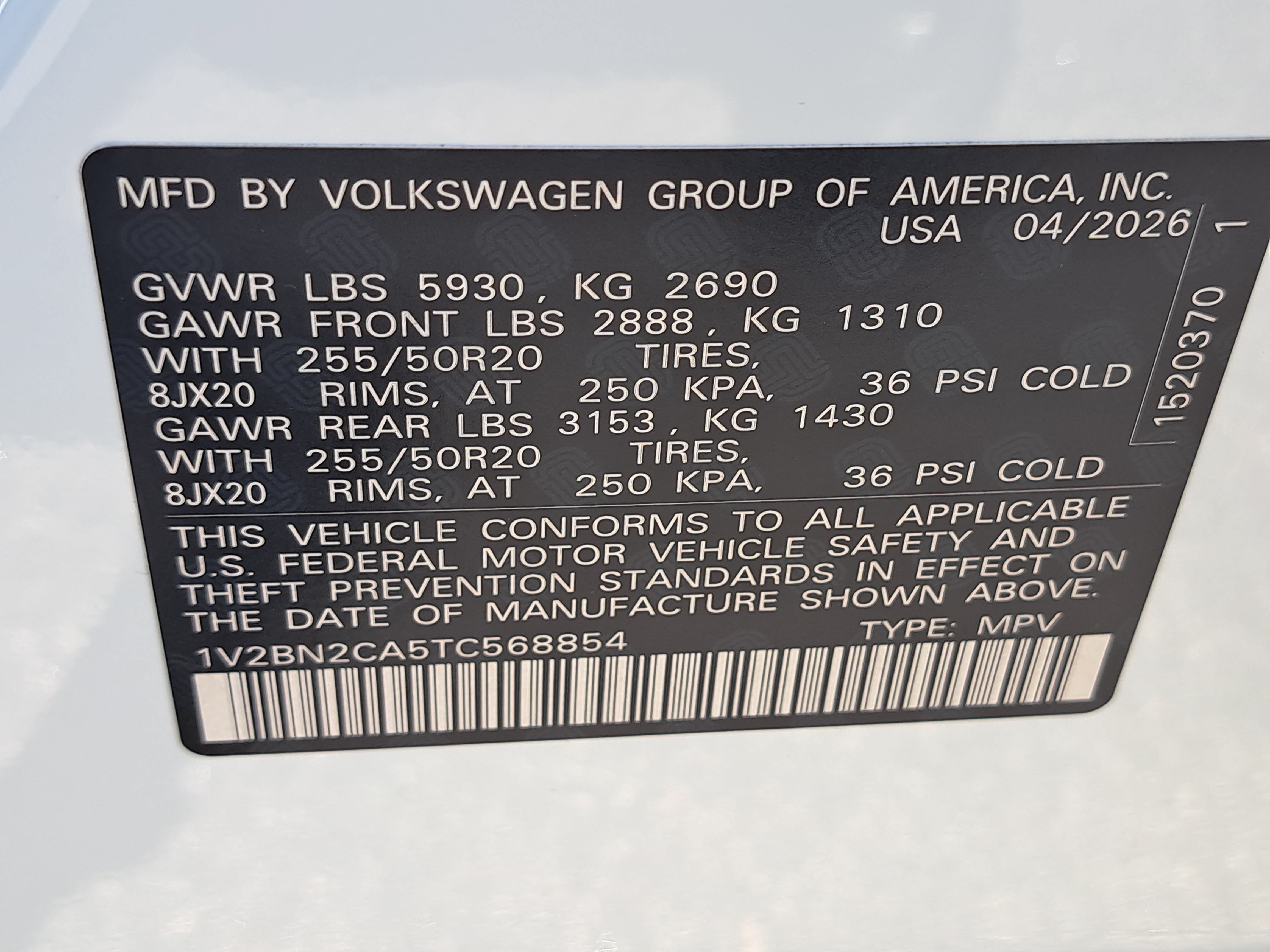 New 2026 Volkswagen Atlas SEL AWD/4WD image 35