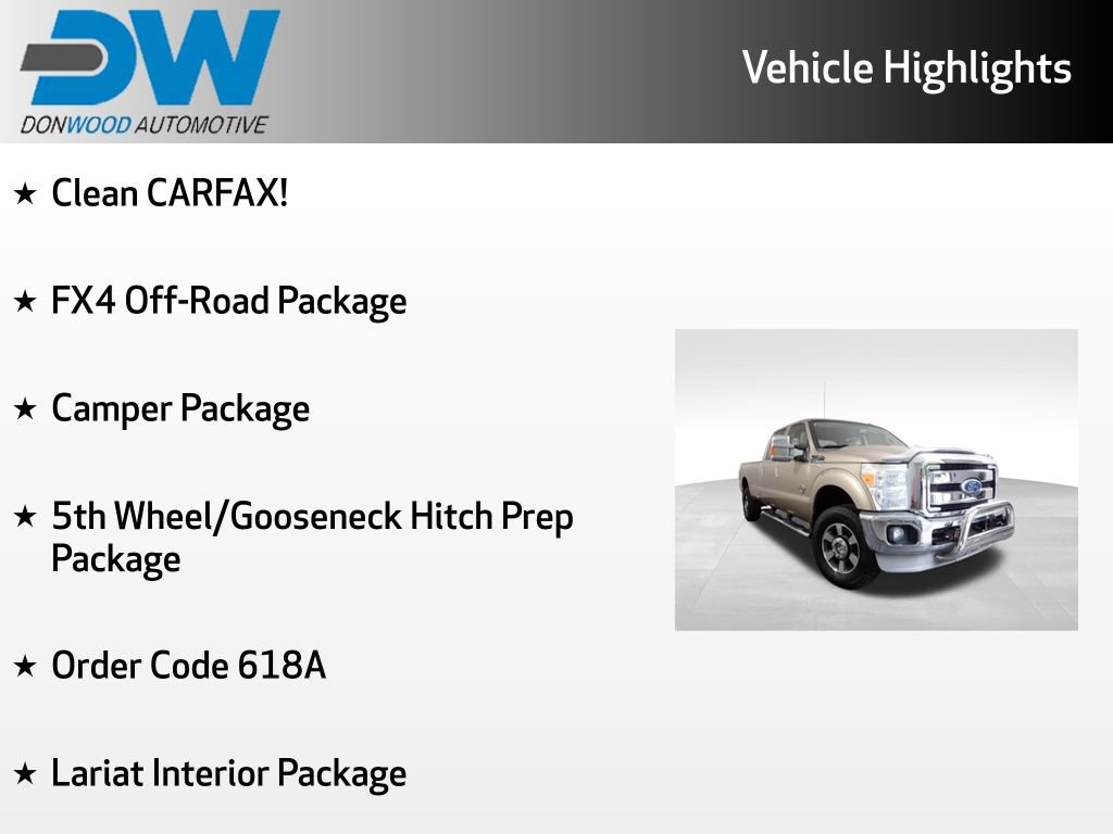 Used 2011 Ford F350 Lariat w/ Lariat Interior Pkg AWD/4WD image 6