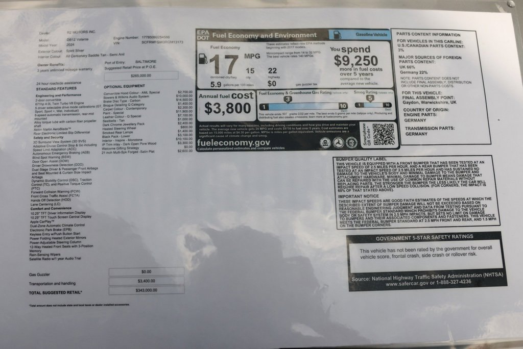 Used 2024 Aston Martin DB12 Convertible image 24