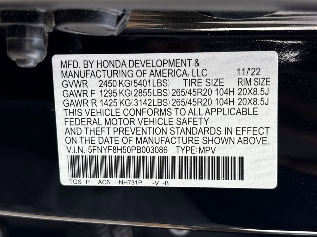Certified 2023 Honda Passport EX-L image 29