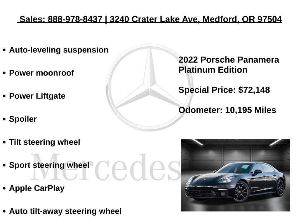 Used 2022 Porsche Panamera Platinum Edition image 10