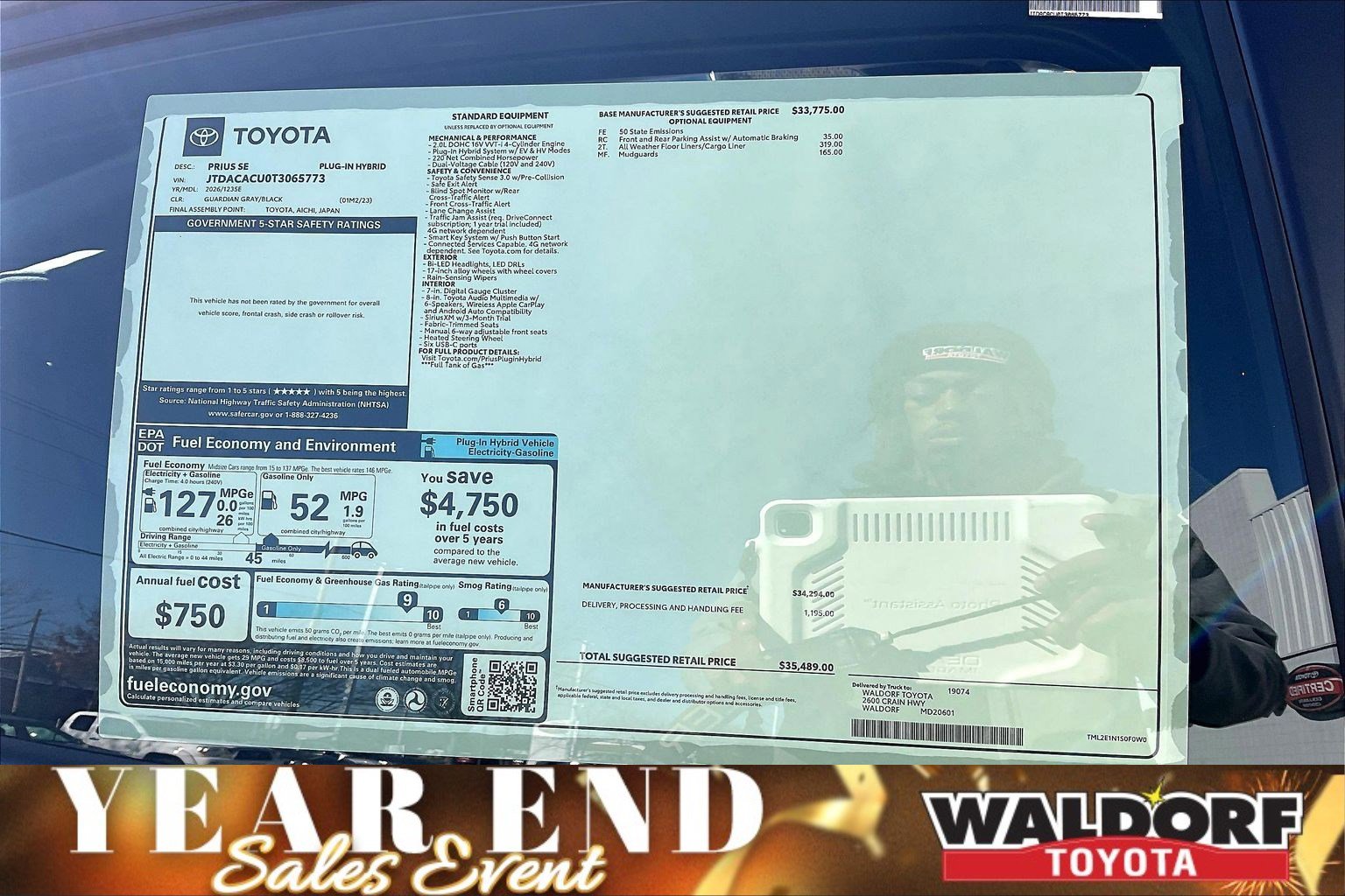 New 2026 Toyota Prius Plug-In Hybrid image 18