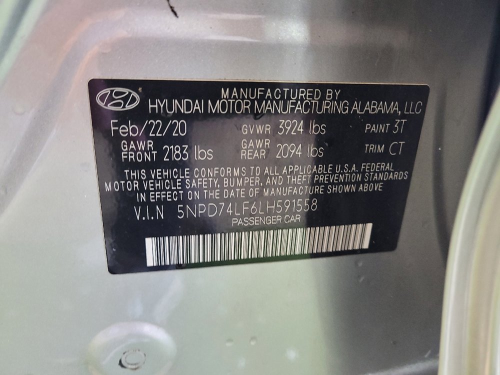 Used 2020 Hyundai Elantra SE w/ Cargo Package (C1) image 33