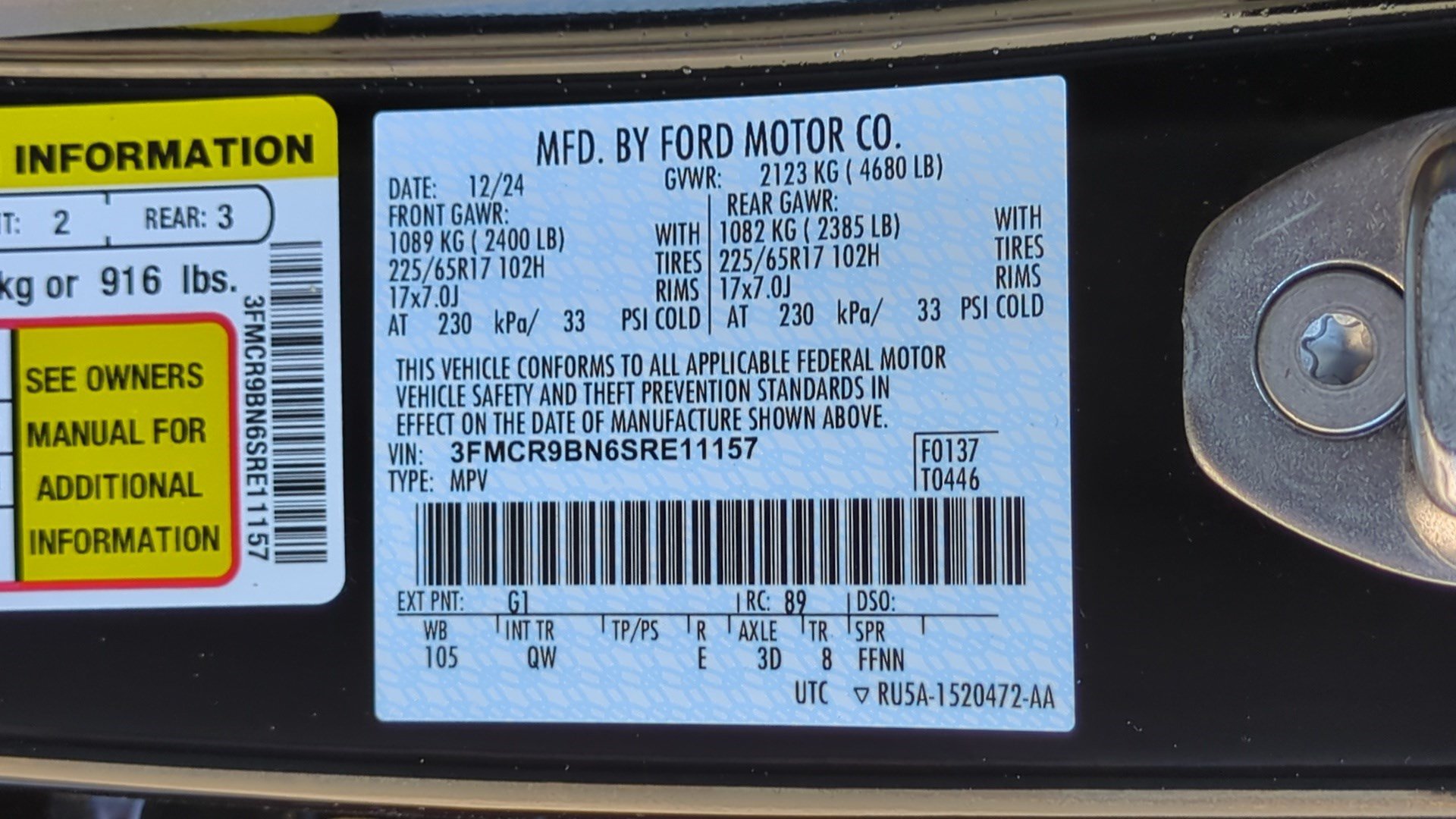 Used 2025 Ford Bronco Sport Big Bend AWD/4WD image 32