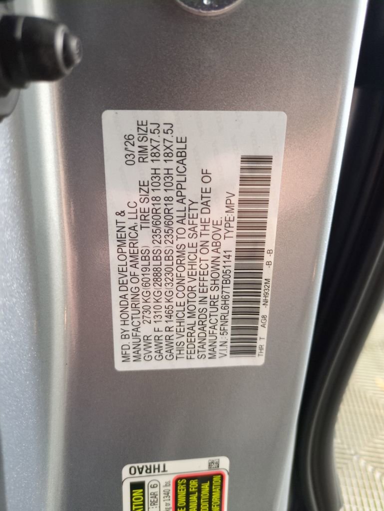 New 2026 Honda Odyssey EX-L image 29