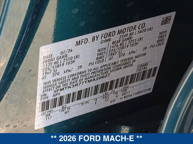 New 2026 Ford Mustang Mach-E Premium RWD image 20