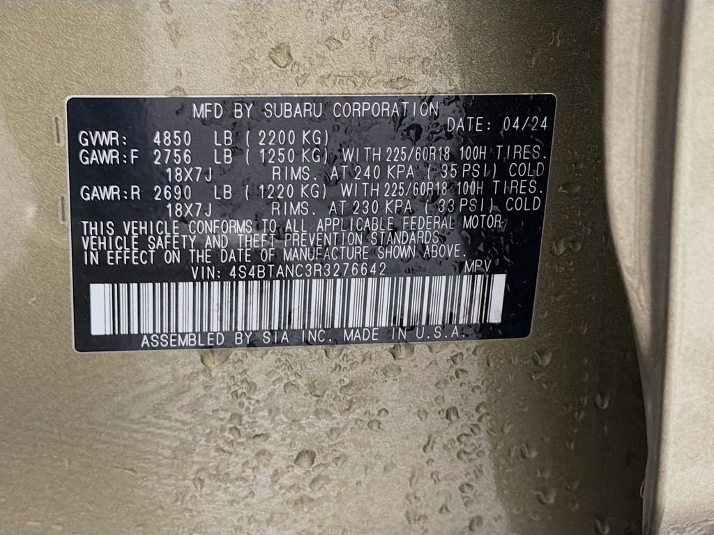 Used 2024 Subaru Outback Limited image 37