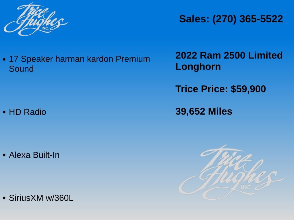 Used 2022 RAM 2500 Limited AWD/4WD image 6