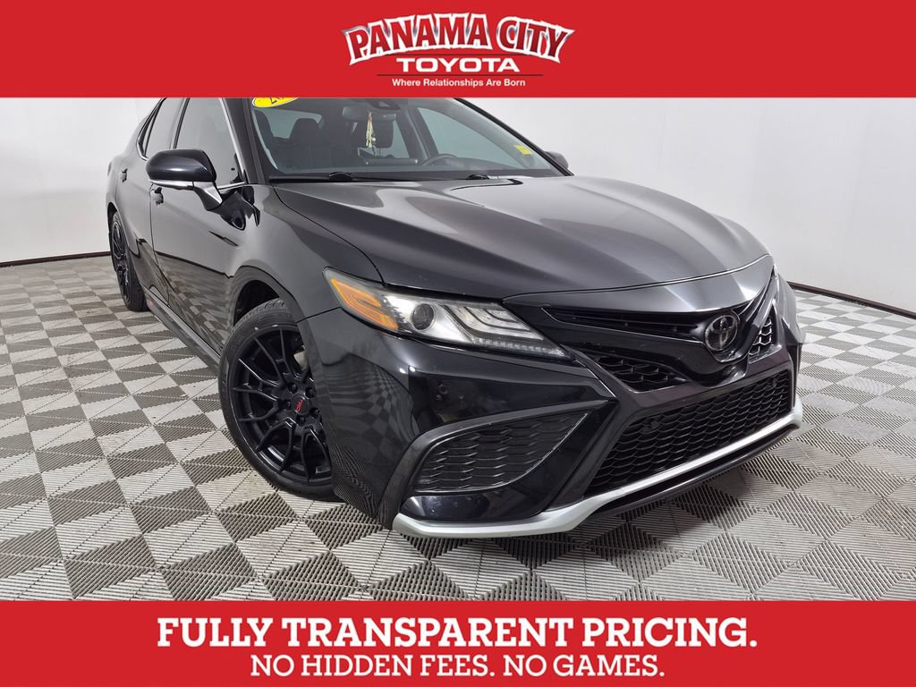 Used 2021 Toyota Camry XSE w/ Navigation Package FWD image 1