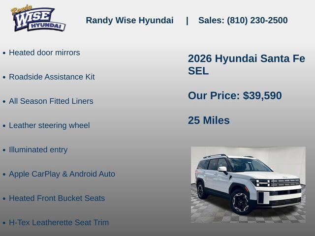 New 2026 Hyundai Santa Fe SEL AWD/4WD image 15