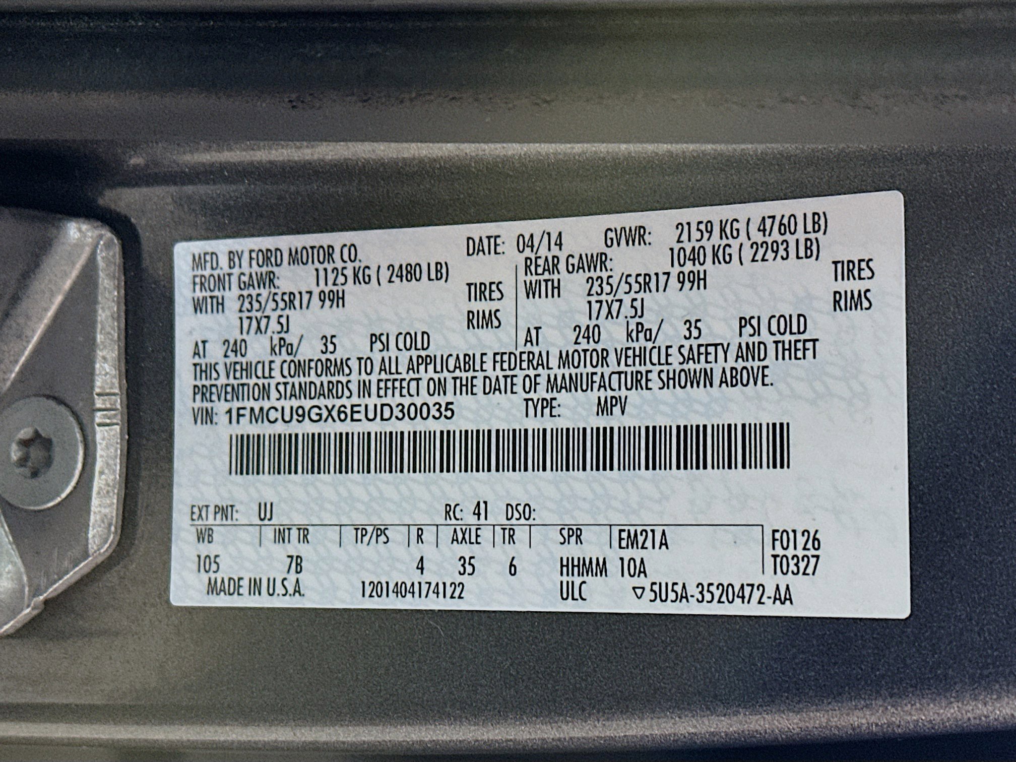 Used 2014 Ford Escape SE AWD/4WD image 28
