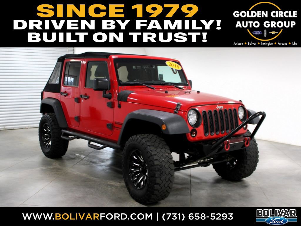 Used 2018 Jeep Wrangler Unlimited Sport S AWD/4WD 360° Tour