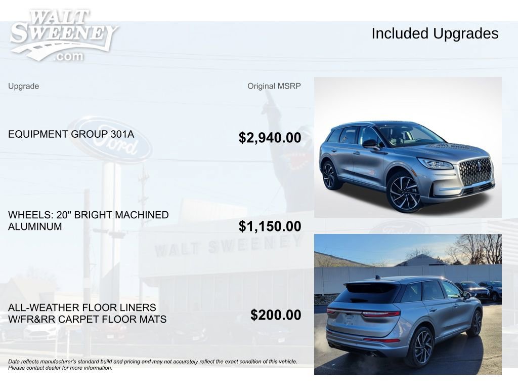 Used 2024 Lincoln Corsair Grand Touring w/ Equipment Group 301A image 11