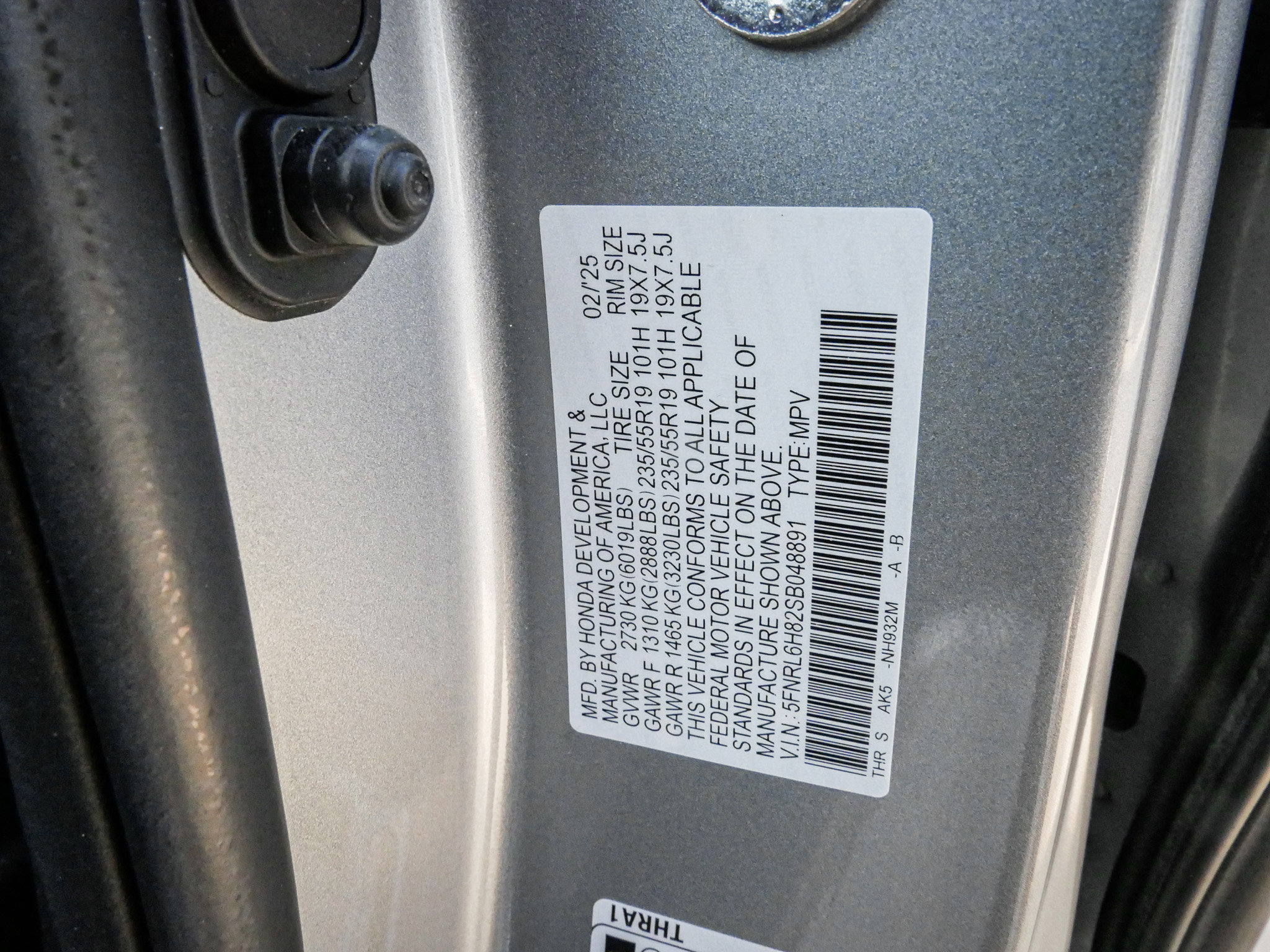 Certified 2025 Honda Odyssey Touring image 37