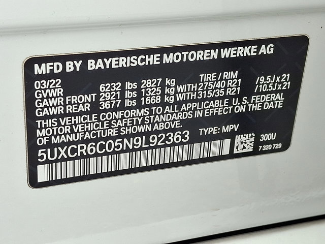 Certified 2022 BMW X5 xDrive40i w/ M Sport Package image 32