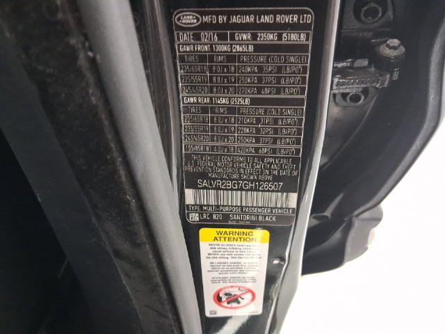 Used 2016 Land Rover Range Rover Evoque HSE AWD/4WD image 38