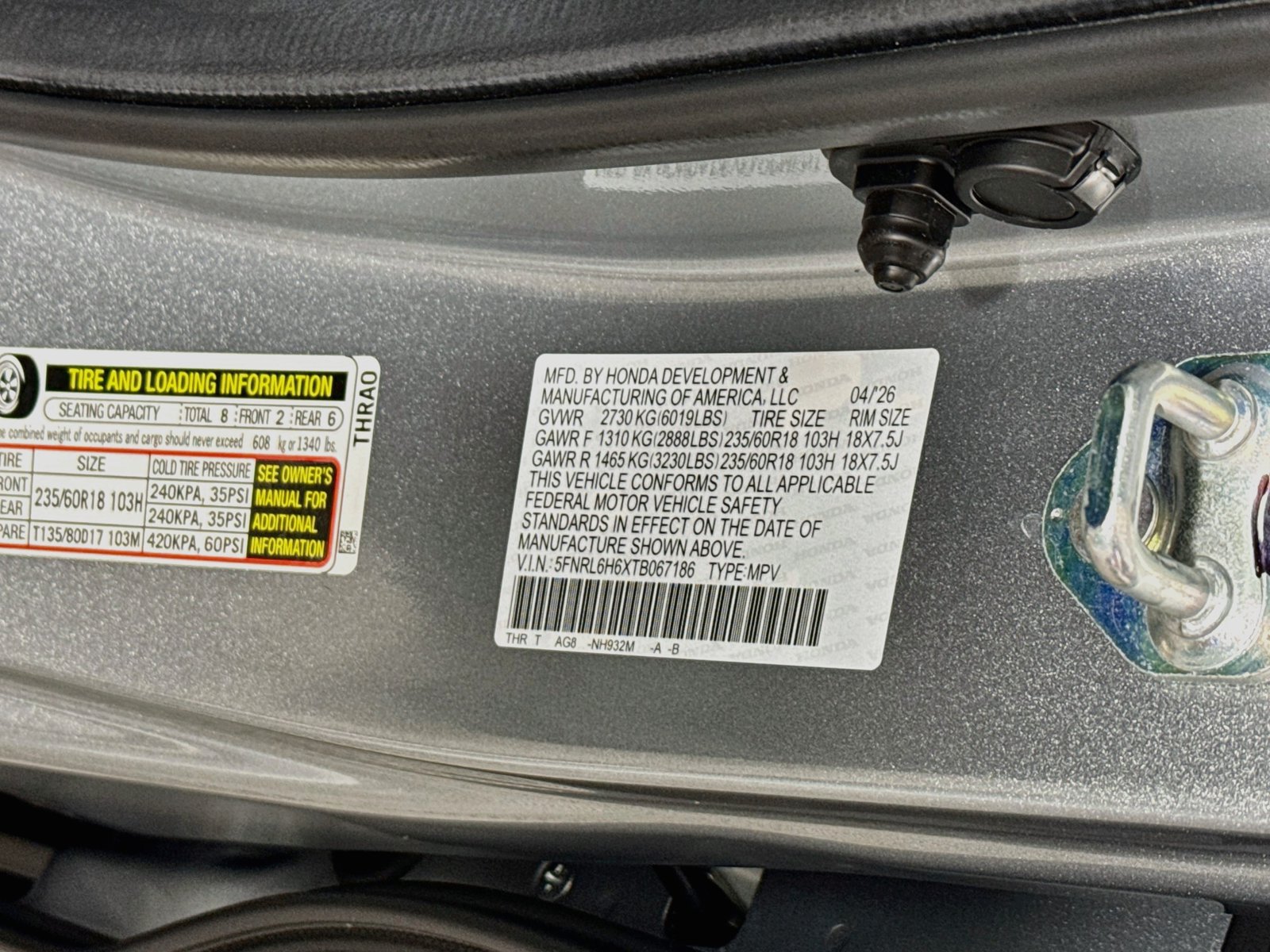 Used 2026 Honda Odyssey EX-L image 29