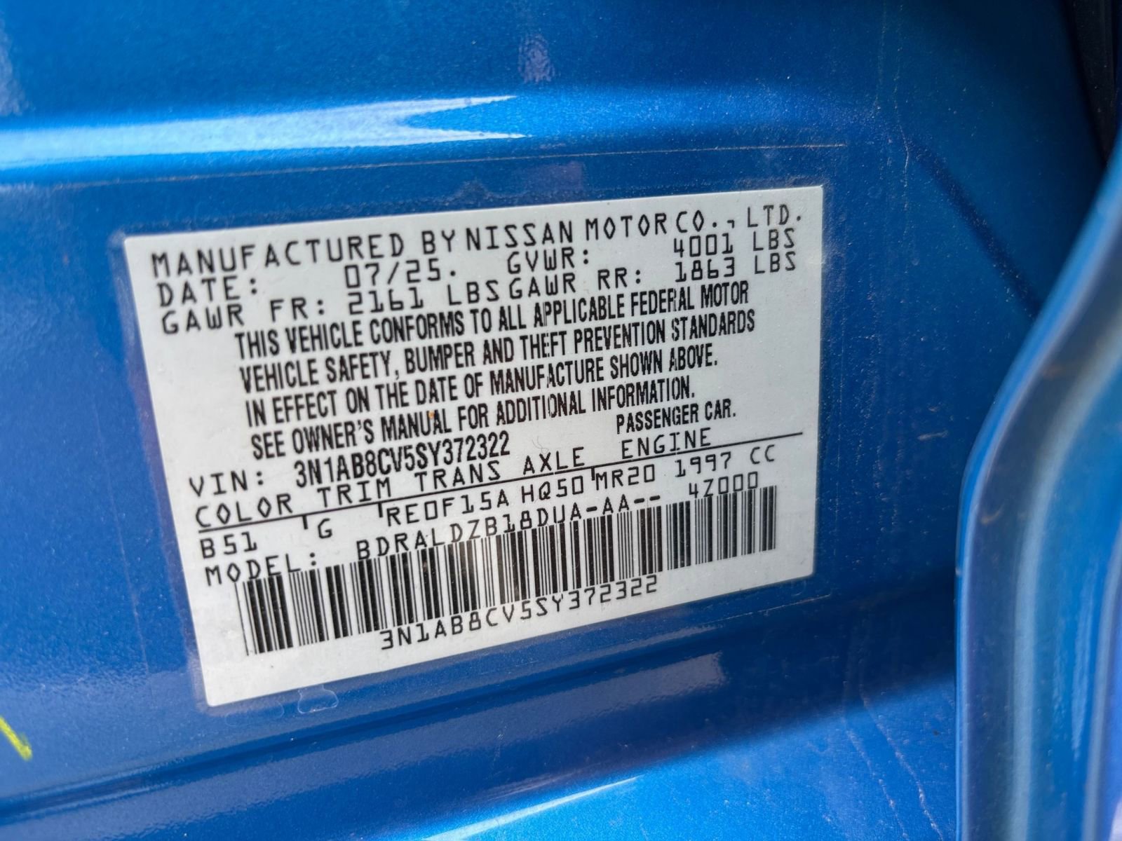 Used 2025 Nissan Sentra SV FWD image 27