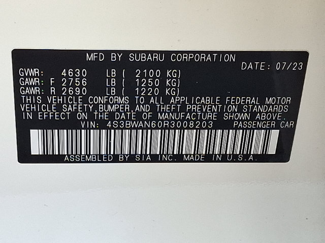 Certified 2024 Subaru Legacy Limited AWD/4WD image 28