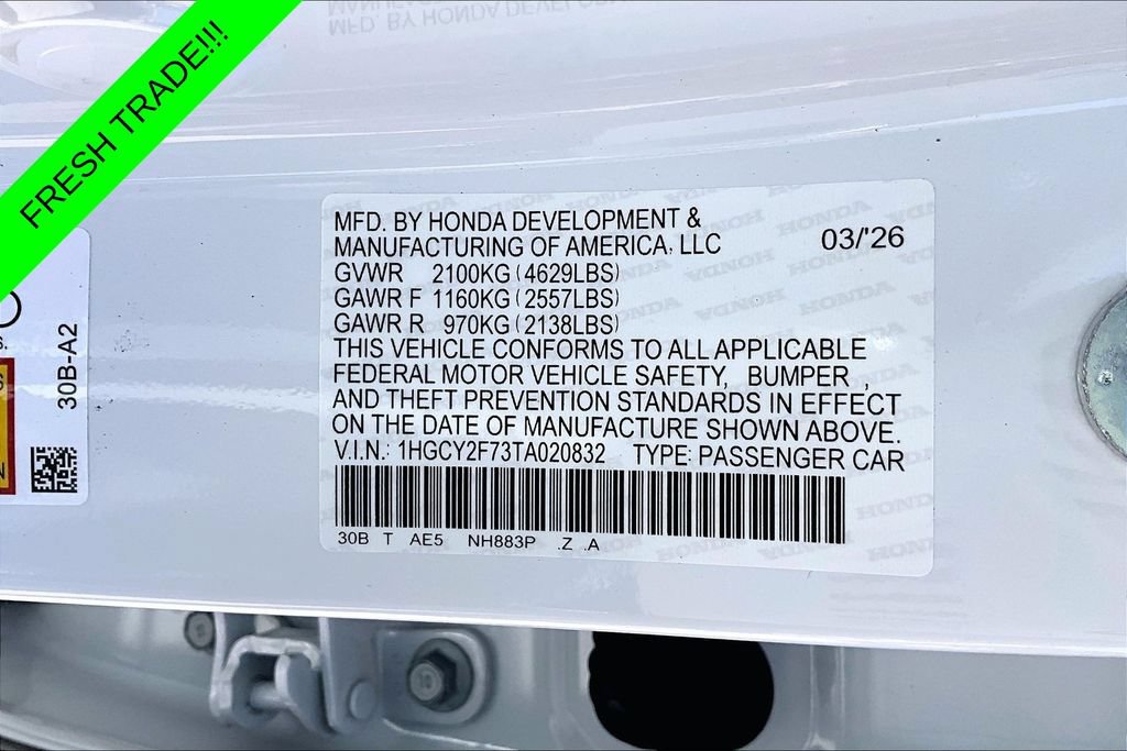 Used 2026 Honda Accord Sport image 19