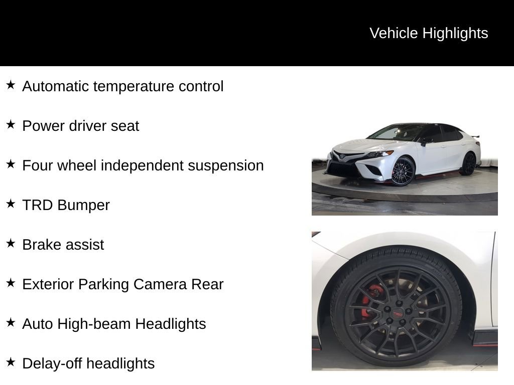 Used 2023 Toyota Camry TRD w/ TRD Package w/JBL Audio FWD image 19