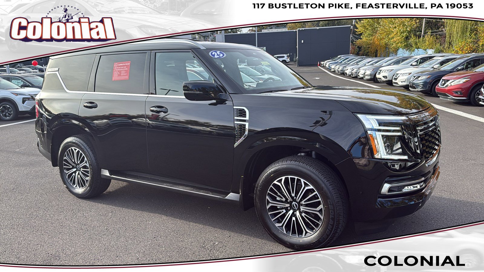 Certified 2025 Nissan Armada Platinum w/ Convenience Package