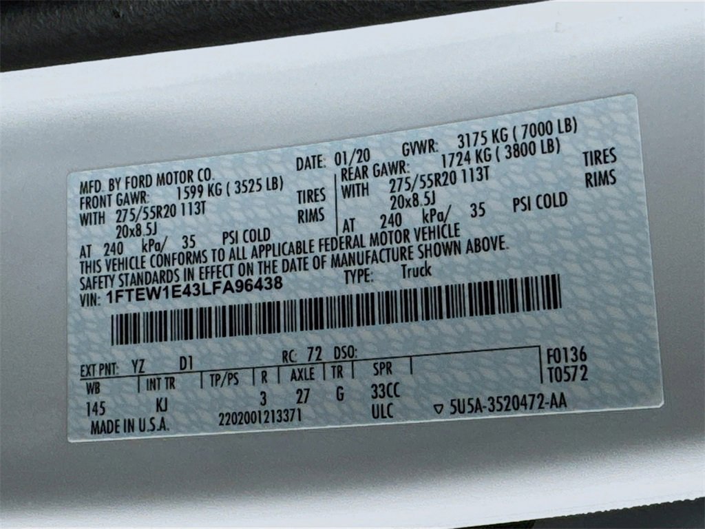 Used 2020 Ford F150 King Ranch w/ Equipment Group 601A Luxury image 55