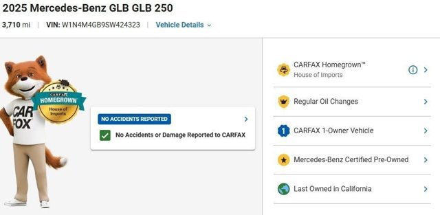 Used 2025 Mercedes-Benz GLB 250 image 3