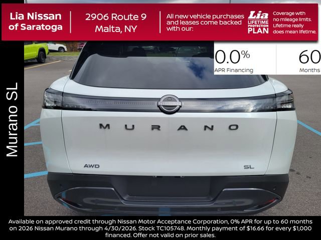 New 2026 Nissan Murano SL image 4