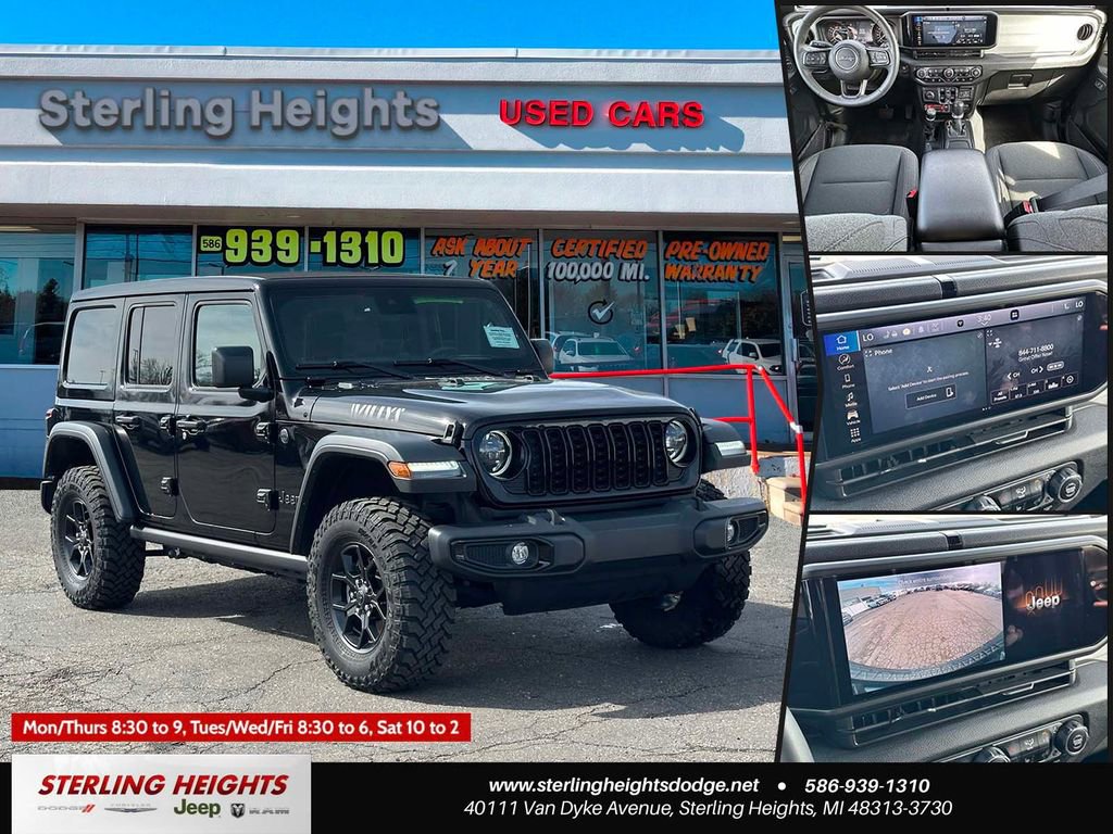 Certified 2024 Jeep Wrangler Willys image 1