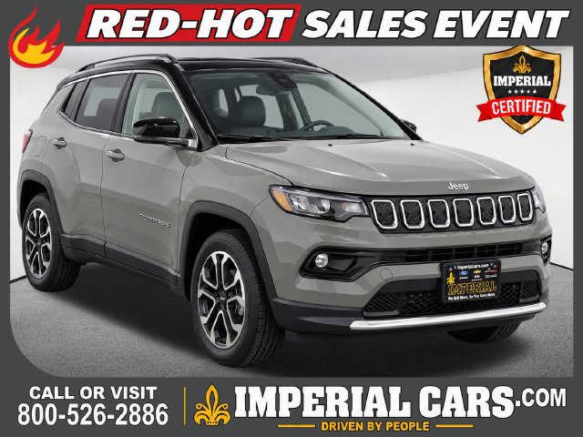 Used 2022 Jeep Compass Limited w/ Sun and Sound Group AWD/4WD image 1