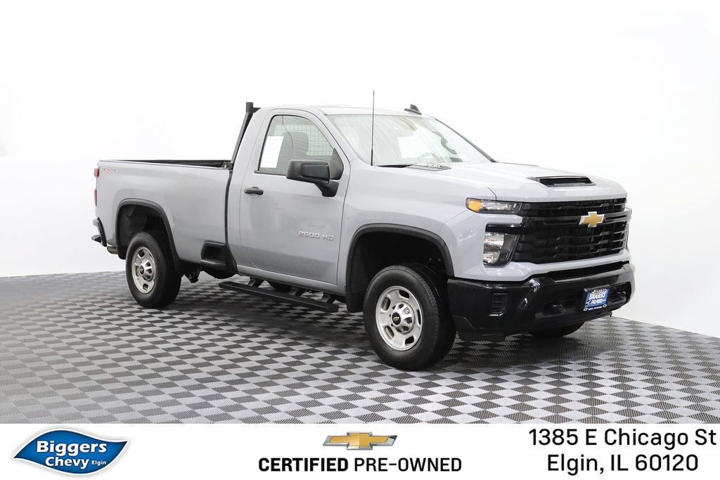 Certified 2024 Chevrolet Silverado 2500 W/T w/ WT Convenience Package