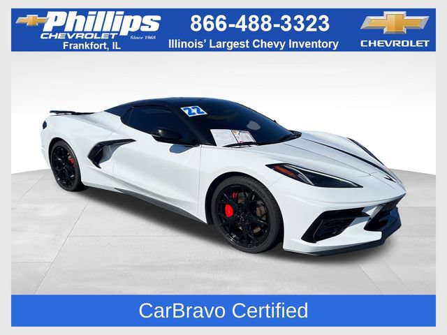 Certified 2022 Chevrolet Corvette Stingray Premium Conv w/ Z51 Performance Package RWD 360° Tour