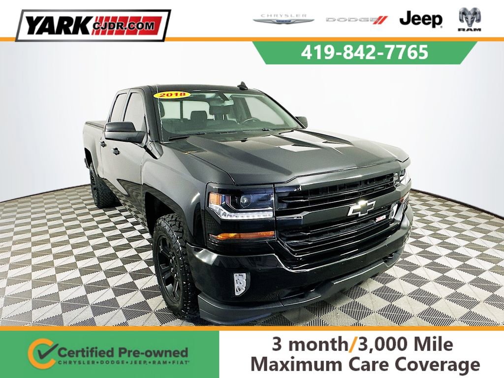 Used 2018 Chevrolet Silverado 1500 LT w/ Midnight Edition AWD/4WD image 1