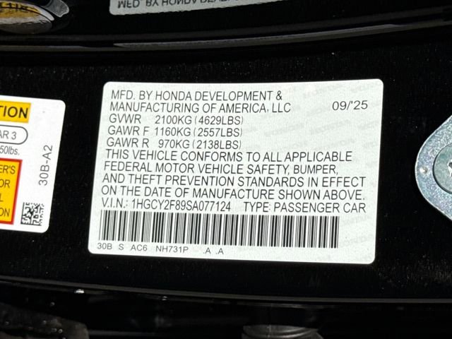 New 2025 Honda Accord Touring image 26