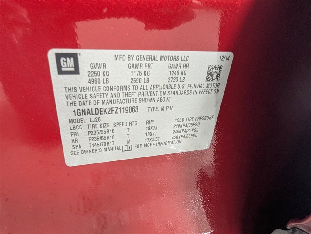 Used 2015 Chevrolet Equinox LTZ image 28