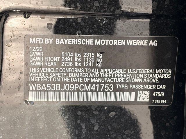 Used 2023 BMW 540i w/ M Sport Package RWD image 36