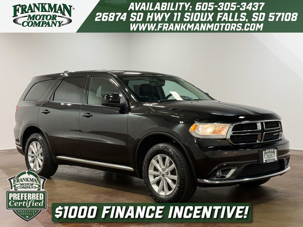 Used 2020 Dodge Durango SXT AWD/4WD image 1