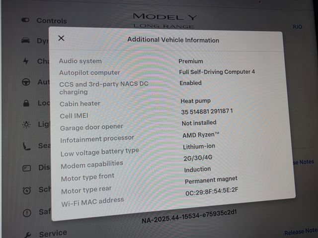 Used 2025 Tesla Model Y Long Range AWD/4WD image 53