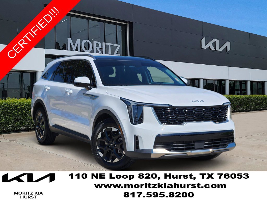 Certified 2025 Kia Sorento S w/ Panoramic Sunroof Package FWD image 1