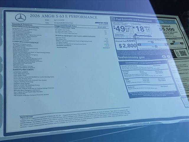 New 2026 Mercedes-Benz S 63 AMG S image 16