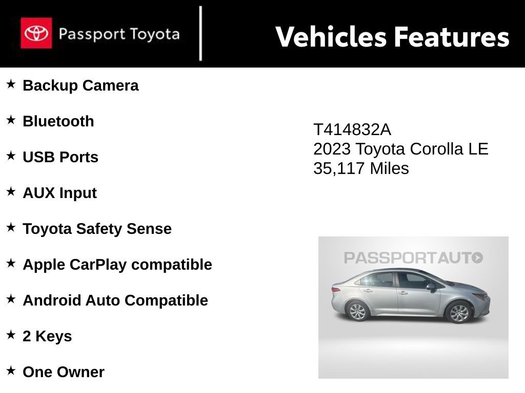 Used 2023 Toyota Corolla LE image 8