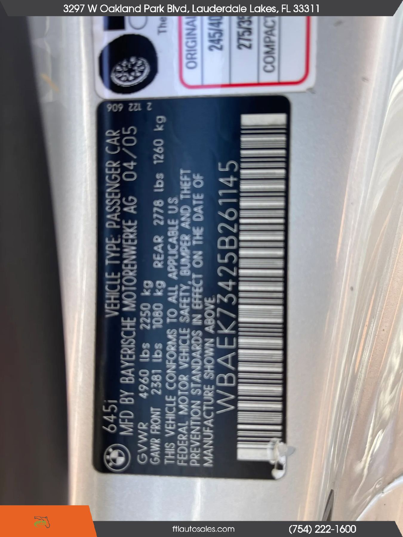 Used 2005 BMW 645Ci Convertible image 96