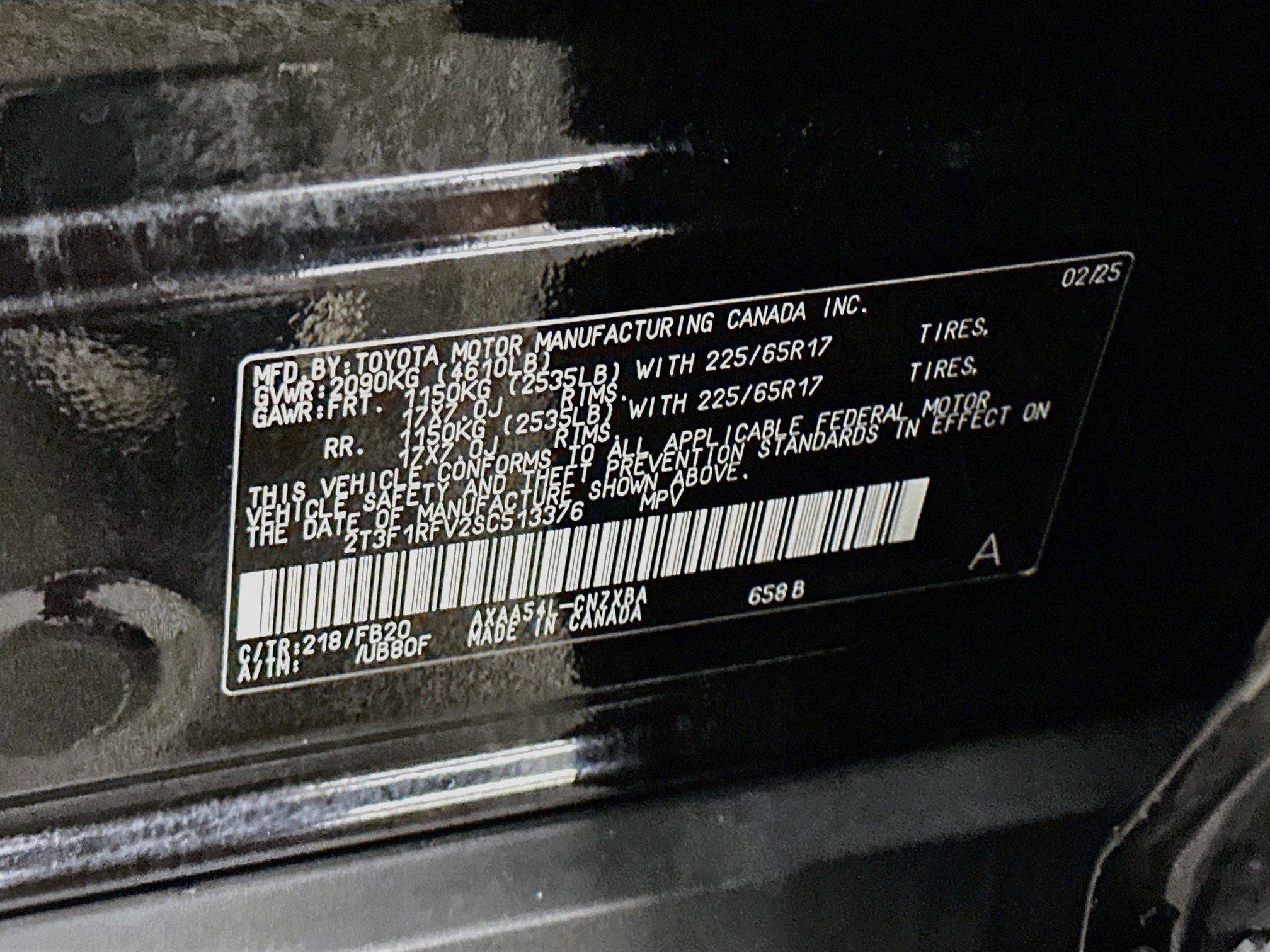 Used 2025 Toyota RAV4 LE AWD/4WD image 12