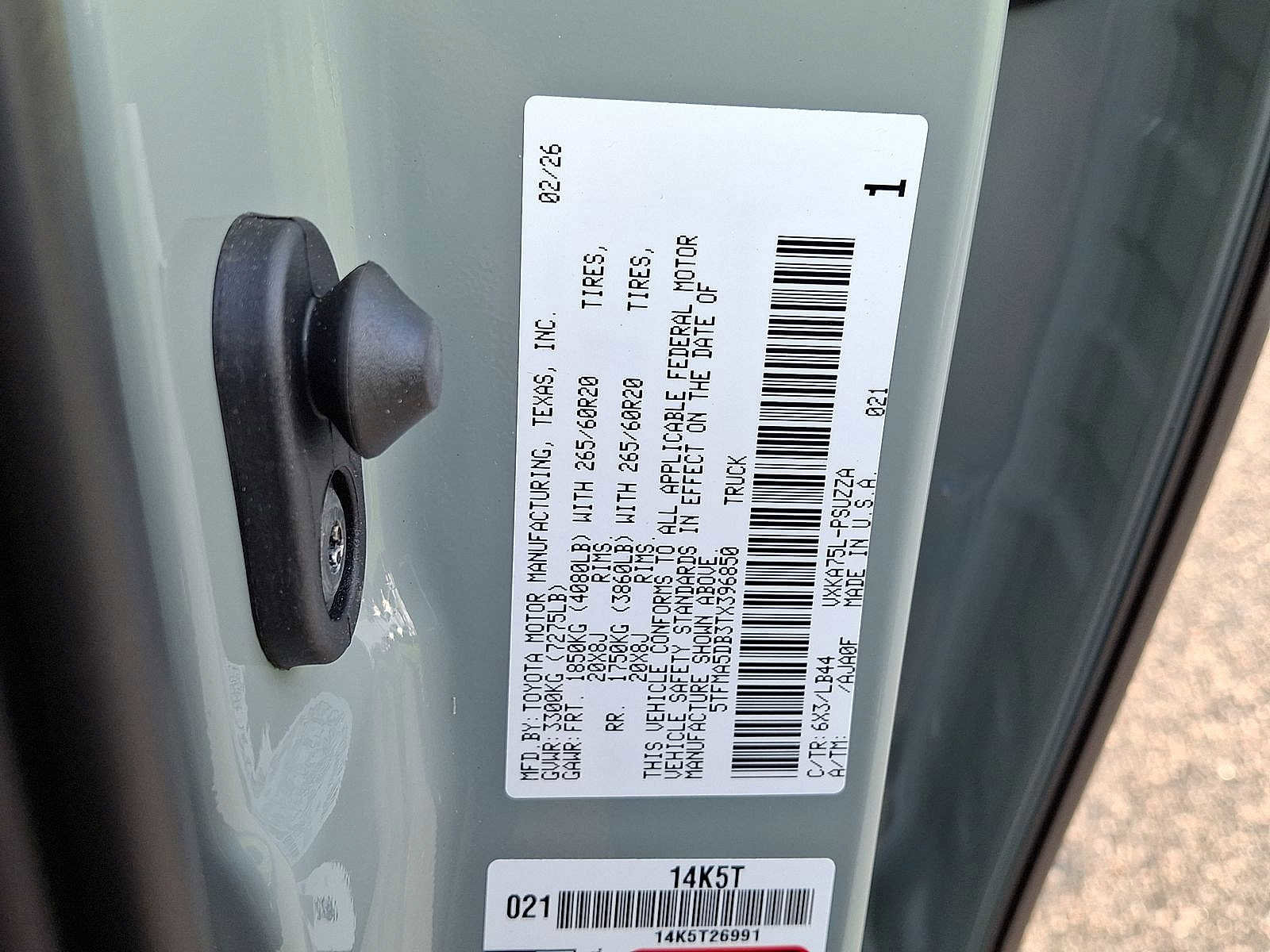 New 2026 Toyota Tundra 1794 Edition image 18